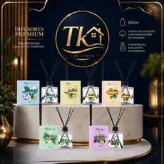 Aromatizante Difusor de Aromas 300 ml Premisse -  varetas em algodão, Disponível 6 Fragancias em oleo essencial Premium