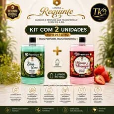 kit Sabonete Líquido Premisse Linha Requinte / Refil de 1 Litro
