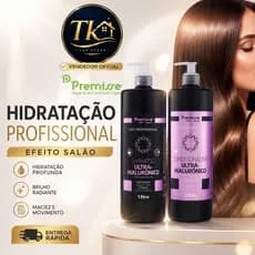 kit Shampoo + Condicionador Ultra Hialurônico 1L Profissional Hidratação Intensa Premisse/ individual