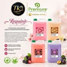 Sabonete Líquido Glicerinado 5L Galão Econômico Perfumado para Saboneteira Empresa e Residência , Requinte Premisse