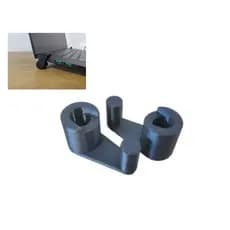 Base Apoio Suporte Notebook Laptop Removível Pezinho Prático Cabe no Bolso