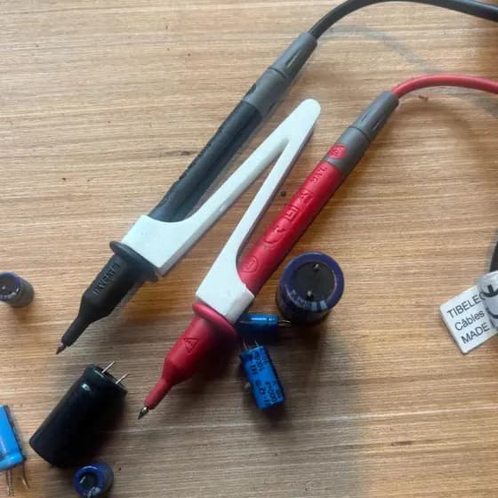 Adaptador de Pinça para Ponteiras de Multímetro