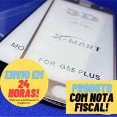 Kit 2 em 1 - Motorola Moto G5s Plus - Capa Transparente + Película de Vidro 3D