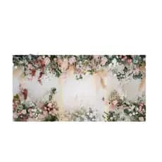 PAINEL RETANGULAR TECIDO SUBLIMADO FLORES 3m (L) x 2m (A)