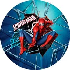 PAINEL REDONDO TECIDO SUBLIMADO Homem Aranha MED: 50 cm