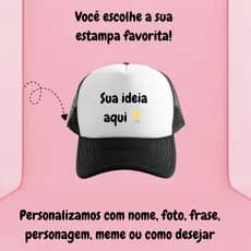 Boné personalizado - sua arte aqui