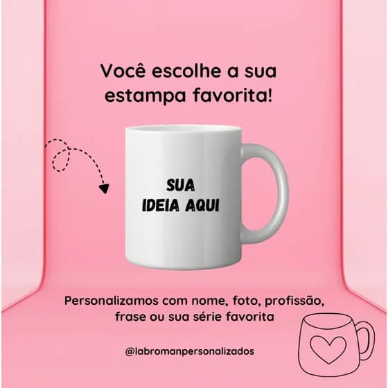Caneca personalizada - sua marca aqui