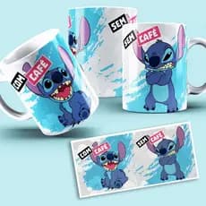 Caneca COM CAFÉ / SEM CAFÉ - coloque seu nome