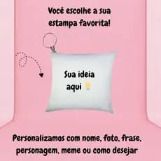 Chaveiro personalizado - sua arte aqui