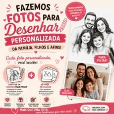 Foto Personalizada para Pintar + Foto Revelada