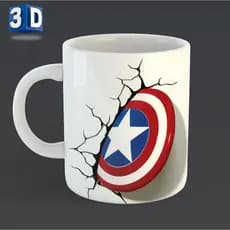 Caneca 3D personalizada - COLOQUE SEU NOME