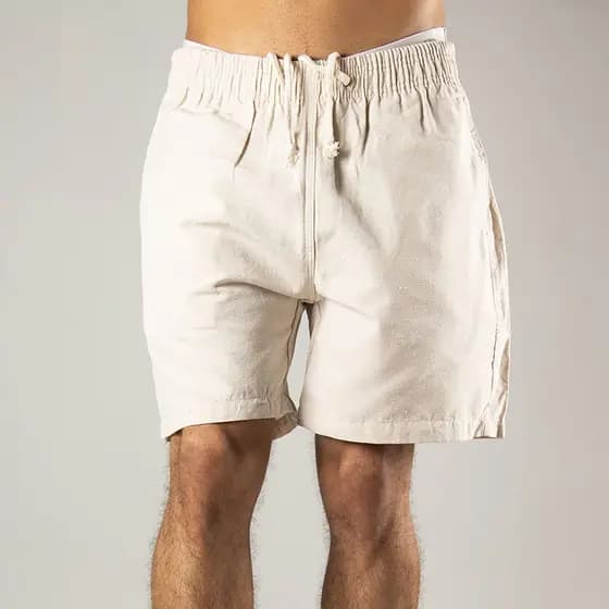 Shorts em Linho Masculino Premium Mauricinho  Social Casual Moda Praia verão Brim Super Fresquinho