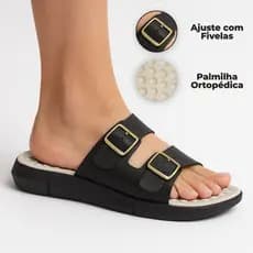 Sandália Para Esporão e Fascite Plantar Massageadora Ortopédica Leve e Confortável Original