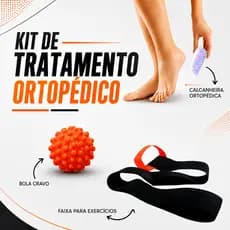 Kit Tratamento Para Esporão Fascite Plantar Tendinite Ciático Original