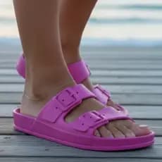 Chinelo Birken Sandália Feminina Slide Leve Confortável Macia Casual