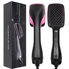Escova Secadora Alisadora Modeladora 1000w Premium Soft Brush 3 modos Íons 110V pratico