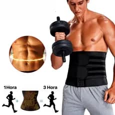 Cinta abodominal Modelador Corporal Masculina Colete Ajustável Faixa Abdominal Masculina Modeladora cintura sinta faixa