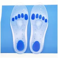 Palmilha de Silicone Ortopédica Unissex para Fascite Plantar: Conforto e Suporte para os Pés