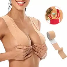 Sutiã Adesivo Levanta seio plus size fita levanta seio fita para seios sustentação sutiã de sustentação faixa sutiã