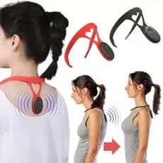 colete corretor eletronico sensor inteligente corretor de postura feminino  Para Pescoço Vibração postura