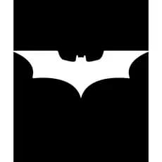 2 Adesivos Morcego Minimalista Batman Begins Bruce Wayne Premium Vinil Original