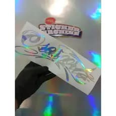 Osascorte Gigante 30x11cm holográfico moto tanque paralama