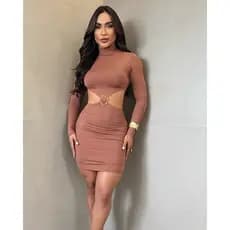 Vestido Curto com Fivela São João