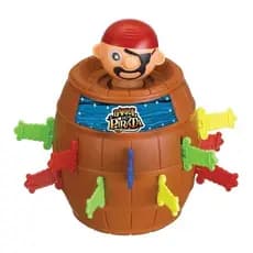 Brinquedo Jogo Barril Pula Pirata Crianca Infantil Diversao