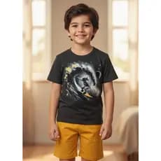 Conjunto infantil verão calor menino marca Kyly