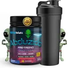 pre treino abduzido e coqueteleira