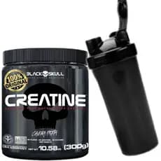 CREATINA BLACK SKULL 300 GR PURA- CREATINA 100% PURA CREATINA MONOHIDRATADA BLACK SKULL