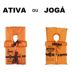 Colete Salva Vidas Homologado Ativa/Jogá Classe 3 / PP - P - M - G - GG