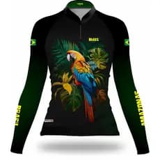 Camisa Premium Tecnaval Feminina Arara Proteção Solar UV50
