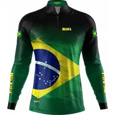 Camisa Premium Tecnaval Brasil Proteção Uv 50+