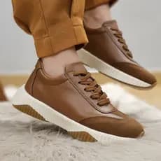 Tênis Casual Feminino Sola Alta Estilo Urbano Street Style Minimalista Para O Dia A Dia