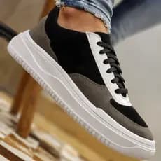 Tênis Sapatênis Sola Alta Masculino Sneaker Plataforma Casual Minimaslista Colorido