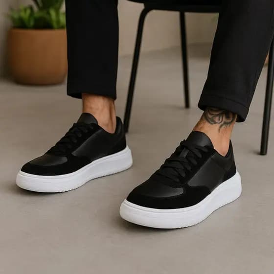 Tênis Masculino Plataforma Sneaker Oversized  Sola Alta Com Estilo E Conforto