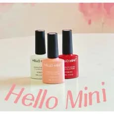 Esmalte em Gel Hello Mini Alta Cobertura e Secagem Rápida em Cabine LED/UV Unhas Perfeitas Unhas de Gel Nail Designer