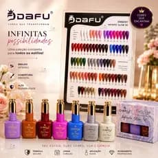 Nova Coleção Esmaltes em Gel Dafu Infinito Glow 80 Cores Alta Pigmentação Sem Hema Sem TPO 12ml