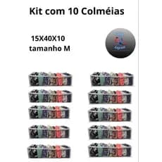 Kit 10 Colméias (Tamanho M) Organizadoras para gavetas, guarda roupa Organizador de Roupa  infantil.