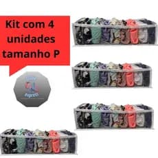 kit 4 Colméia (Tam.P) organizadora de gavetas, guarda roupa organizador de roupas intmas, meias e gravatas