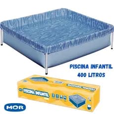 Piscina infantil mor 400 litros retangular quadrada azul verão criança sol calor brinquedo piscina -  A MAIS BARATA