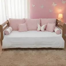 Kit Cama Babá 9 peças meninas borboleta de asa