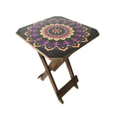 Mesa Bistrô Dobrável De Madeira Maciça Área Gourmet Jardim Externo Varanda