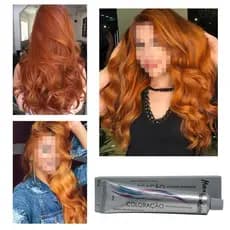Tinta Cabelo Ruivo Louro Claro Cobre Intenso 8.44 Mairibel