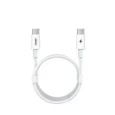 Cabo USB-C para Tipo-C Dual Type-C Remax Super PD flash charging RC-135C 100cm Samsung, iPhone 15, Xiaomi, Motorola