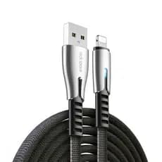 Cabo USB Para Lightning iPhone Rock 2.4A Carga Rápida de 1.2M Reforçado iPhone 7 8 Plus X XR XS 11