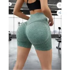 7 cores Shorts legging sem costura fitness empina bumbum academia original feminino yoga top meia