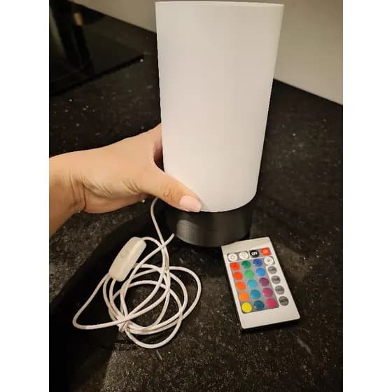 Luminária LED RGB com Controle Remoto