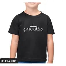 Camiseta infantil gola redonda manga curta Tam. 1 ao 10.